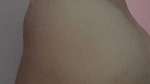 girl dances after shower