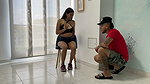 Girl asks for help from a repairman and ends up failing her