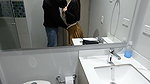 Fucking sneakily in the bathroom of the party with beautiful busty almost caught us