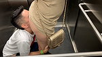 Fucking a stranger in the elevator until they discover us