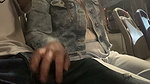 Flash dick on the bus and a woman touches my cock