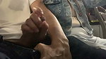 Flash dick on the bus and a woman touches my cock