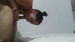 excellent perverted skinny indian blowjob hangs out to suck my dick