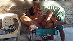 Enjoying a rich blowjob