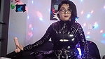 Doing JOI and rubber on my latex catsuit