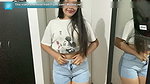 Cute jean shorts try on haul