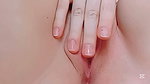 completely flat and pink pussy squeezes its small lips