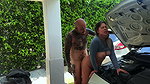 Colombian Woman Cheats on Her Husband with the Mechanic Just Before Leaving for the Gym