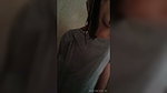 College girl lets her teacher see her in the shower. Big pussy