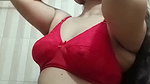 Hot Desi Girl Removing Dress & Showing Boobs