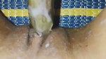 Bangladeshi girl fuking her tight pussy with begun brinjal
