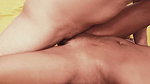 Aman put his cock in Sanjana’s mouth on his bed