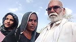 Indian Old Man Enjoying With 2 Aunty Outdoor 4