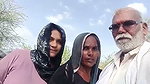 Indian Old Man Enjoying With 2 Aunty Outdoor 4