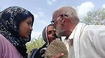 Indian Old Man Enjoying With 2 Aunty Outdoor 4