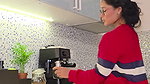 I Was Going to Make Breakfast and Ended up in a Wet Morning Masturbation in the Kitchen