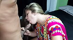 I want Eva to suck my dick, so I offer my help to tidy up her room