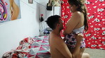 I wake up my stepsister to fuck her and fill her with milk