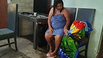 I masturbate to my toy and her TANTALY doll in front of her without her noticing while she is talking on the phone