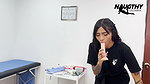 I masturbate in the office while I wait for my new patient