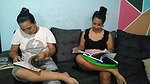 I invite my friend to study for exams and we end up fornicating
