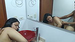 I interrupt my stepsister in the shower to suck my dick. Pt 3. I end up fucking her hard
