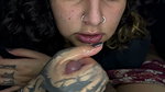 I give my stepbrother a delicious blowjob until he cums in my mouth
