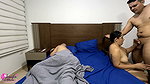 I give my boyfriend something to rest and his friend takes the opportunity to enter the room and fucks me in the same bed next to him (Part 1)