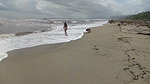 I find a lonely girl on the beach and she sucks my cock