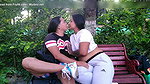 I catch my husband’s lover and show her how to fuck part 1