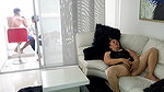I catch my horny stepmother masturbating