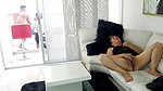 I catch my horny stepmother masturbating