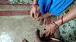 Skinny Marid Girlfriend Fucking Small Pussy Big Cock with Cock Ring