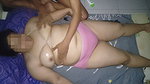 Massaging Sexy Breasts. the Nipples Are Very Sensitive.