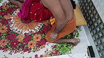 Indian Bhabhi Red Traditional Dress Intimate Sex with Devar – Homemade