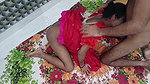 Indian Bhabhi Red Traditional Dress Intimate Sex with Devar – Homemade