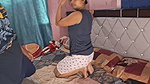 Desi Indian Step Sister Was Left by Her Step Brother on the Pretext of Giving Her a Massage