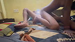 Desi College Couple in College Uniform Hot Cowgirl Ride with Big Tits & Big Cock Village Hardcore