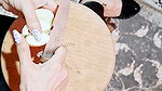 BDSM Slave Feeding Under My Feet Spit on Food, Humiliation & FootShoe Worship Training