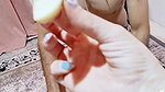 BDSM Slave Feeding Under My Feet Spit on Food, Humiliation & FootShoe Worship Training
