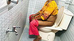 Bangladeshi Stepmother Was Going to Toilet and She Didn’t Close the Door,