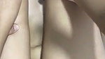 Draining cum inside her hairy asshole 1
