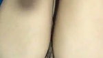 Draining cum inside her hairy asshole 1