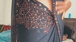 KAALI HOTTIEE BRALESS SEDUCTIVE IN SAREE SIDE BOOBS GLIMPSE 1
