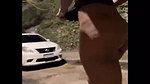Walking at night wearing no panties 1