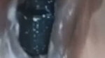 Wife dildo in home