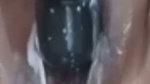 Wife dildo in home