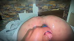 sex toy sex in back side