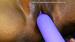 He plays by inserting sex toys into Ammu’s pussy 122