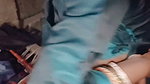 At night, the dick enters the sister-in-law’s vagina and has sex